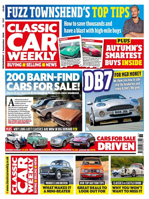 Cover image for Classic Car Weekly
